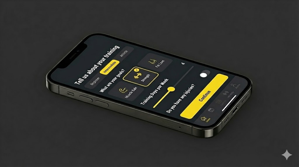 Sportzal Onboarding Screen